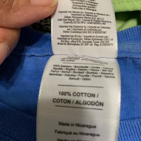 Blue embroidered top - Picture 4 of 5